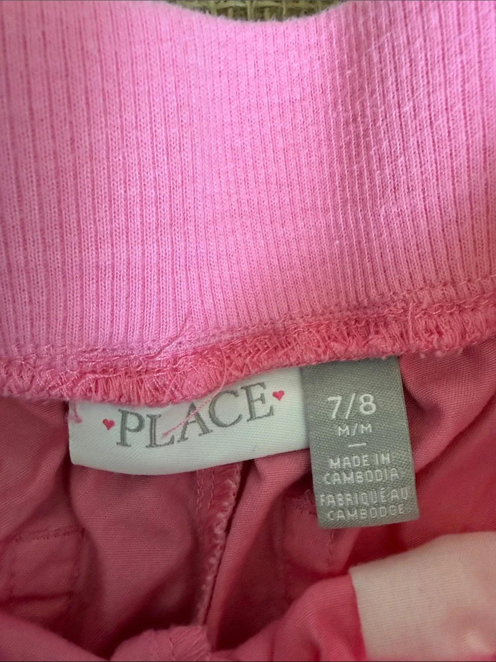 Place Pink High-Waist Girls' Casual Shorts